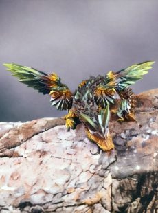 Adult Winged Crystal Dragon